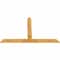 Ekena Millwork Portland Rough Sawn Timber Gable Bracket, Western Red Cedar, 84"W x 53"H x 2"D x 6"F, 15/12 Pitch GBW084X53X0206POR00RWR - alternate 4